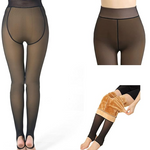 CALZA PANTYS EFECTO PIEL CON POLAR