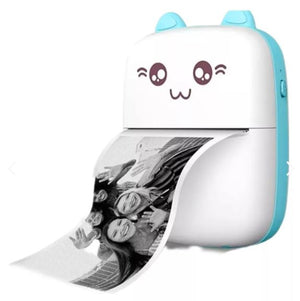 Mini Impresora Portátil con Bluetooth  diseño de Gato