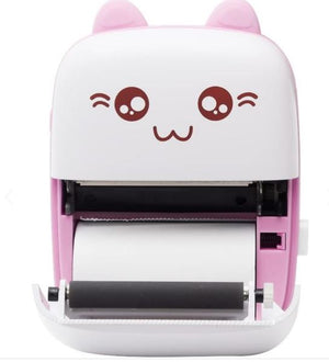 Mini Impresora Portátil con Bluetooth  diseño de Gato