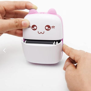 Mini Impresora Portátil con Bluetooth  diseño de Gato